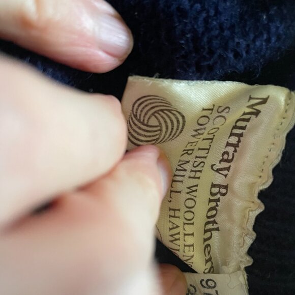 Vintage Scottish Wool Sweater - Picture 2 of 2